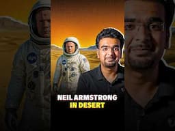Why Neil armstrong went in desert?