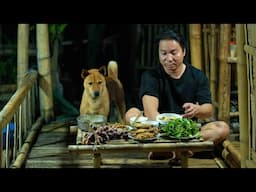 Wild Foraging, Langsat Berries and Wild Vegetables, Cooking: River Survival | EP.468
