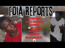 😱FOIA REPORTS 🚰 LEAKED - T.Y.M.B. OUTSTANDING MEMBER 🕊️ LIL CHRIS HOMICIDE REPORT BREAKDOWN 😱