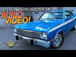 🏆 Stunning 1973 Plymouth Duster 340 Lives Again Restored By V8 Speed and Resto Shop