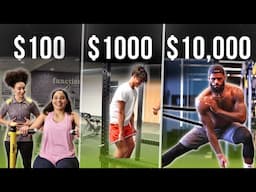 Athlete Training: $100, $1,000, and $10,000/ month