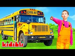 Autobusy dla Dzieci 🚌 Zabawki, Autobus Szkolny, Pojazdy, Ciężarówki i Auta w Akcji | Kidibli