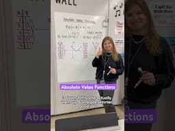 Absolute value functions #iteachalgebra #math #algebra #mathematics #iteachmath #teacher