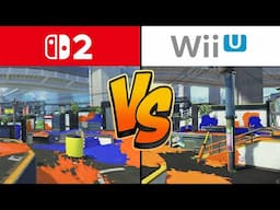 How Urchin Underpass Has Changed in Splatoon 3 -  Graphics Comparison Switch 2 vs Wii U