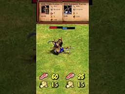 Elite White Feather Guard vs Elite Karambit Warrior | The Three Kingdoms | AoE2 #Shorts