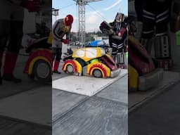 Transformers en la Vida Real #díadelniño #transformers #optimusprime #megatron