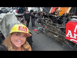 LIVE Cam Saturday Rick Ware Clay Millican Top Fuel pit #race #racing #racecar #dragracing #racer