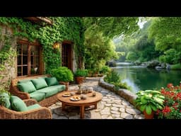 Hidden Garden Escape & Relaxing Jazz Music 🌱 Positive Jazz Music for Study, Work, Focus