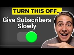 YouTube Channel Won’t Grow? TURN On THIS SETTING For MORE Subscribers