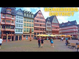 Frankfurt, Germany's Scenic Romerberg District | 4K