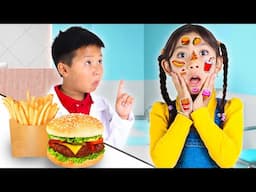 Doctor Kaden enseña a Maddie hábitos saludables 🧼📚