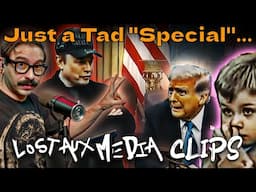 Elon Musk's Stupid Ass Kid Wiping his Boogers All Over the Oval Office | Lost Aux Media | Clips