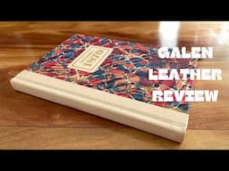 Galen Leather 1870 Marbled Notebook Review + Tomoe River Update!!