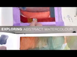 Abstract Watercolour Demonstration | With Unexpected Results!