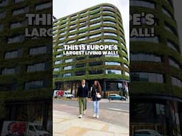 Europe’s Largest Living Wall 🌿#shorts #GreenWall #Architecture
