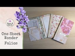One Sheet Wonder ~ Mini Ephemera Folio ~ Inspired by LeNae Creates