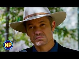 Raylan Catches a Couple Meth Heads Mid Robbery | Justified Season 6 Episode 3 | Now Playing