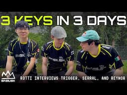 Serral, Reynor, and trigger discuss earning "3 Keys in 3 Days!" in the EWC Qualifiers