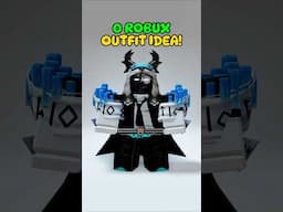 0 Robux Outfit Idea! Free Items & Black Avatar #roblox #shorts