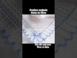 Te Encantara 💕Teje Bello Conjunto Fácil y Rápido Nuevo Patrón de Ganchillo #crochetforbaby #shorts