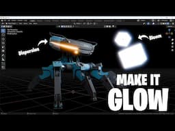 How to add bloom in 1 minute - blender tutorial