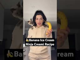Banana Ice Cream | Ninja Creami Recipe #icecreamrecipe #easyrecipe  #NinjaCreami