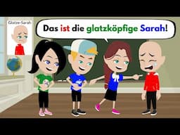 Gemeines Mädchen demütigt glatzköpfiges Mädchen | Deutsch lernen