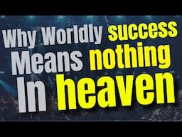 Worldly Success in the church…
