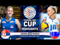 Serbia vs. Russia | Highlights | Channel One Cup 2025
