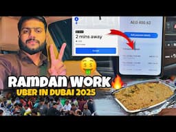 Uber in Dubai 🇦🇪| Uber work situation in Ramdan 2025🔥 | 12 hours earnings💰 Vlog with details