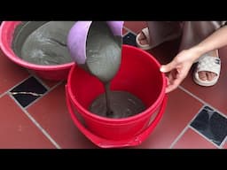 Simple and Unique creation - Make plant pots from plastic crates and floor mats