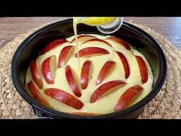Hast du insgesamt 3 Äpfel? Schnelles Apfelkuchenrezept. Italienischer Apfelkuchen!