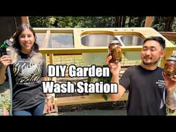 DIY Garden Wash Station and Kimchi Nachos