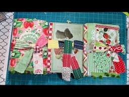 3 Completed Strawberry Journals Flip Through