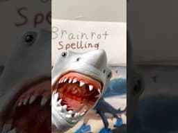 Brainrot Spelling bee Shark Puppet #blockblast #hungrystudio