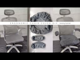 Transform Your Office Chair! DIY Ergonomic Chair Cover Sewing Tutorial