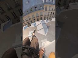 🥷 #parkour #paris #rooftops