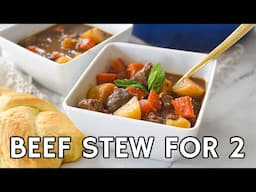 Delicious Homemade Beef Stew for Two