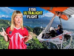Flying in the WORLD’S Smallest Plane🇳🇵Ultralight Pokhara, NEPAL