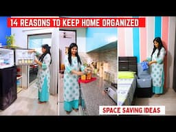 14 Resons To Keep Home Organized | Keep Home CLUTTER-FREE  | Home & Kitchen Organization