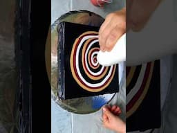 Spiral Becomes a Flower 🌸 Mesmerizing Fluid Art Transformation