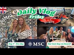 DAILY VLOG: Friday 23rd May - sea day / our last day on board MSC Virtuosa / Fjords
