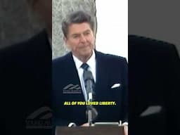 Reagan Honors Fallen Soldiers of D-Day at Normandy