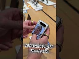 Huawei Pura X feels really NICE! #shorts #fyp #fypage #huaweipurax #huawei