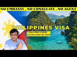 Philippines Visa 🇵🇭 | Visa Free Entry & eVisa Full Process | Step by Step
