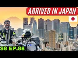 Arrived in Japan 🇯🇵 After Shipping My Motorcycle from Thailand 🇹🇭 S8 EP 88 | Pakistan to Japan Tour