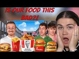 Brit Reacts to US vs UK Fast Food