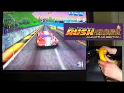 trying Rush The Rock with the Mad Catz steering wheel (as requested)