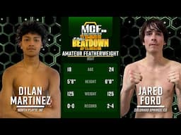 Dilan Martinez vs Jared Ford | MCF 28
