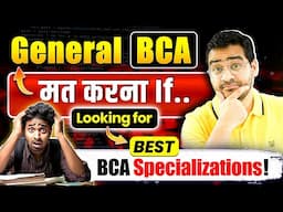 🌐Top 5 BCA Specializations 2025🤩High Paying BCA Jobs💥 BCA 2025! #bca #bcacourse #bcastudents #viral